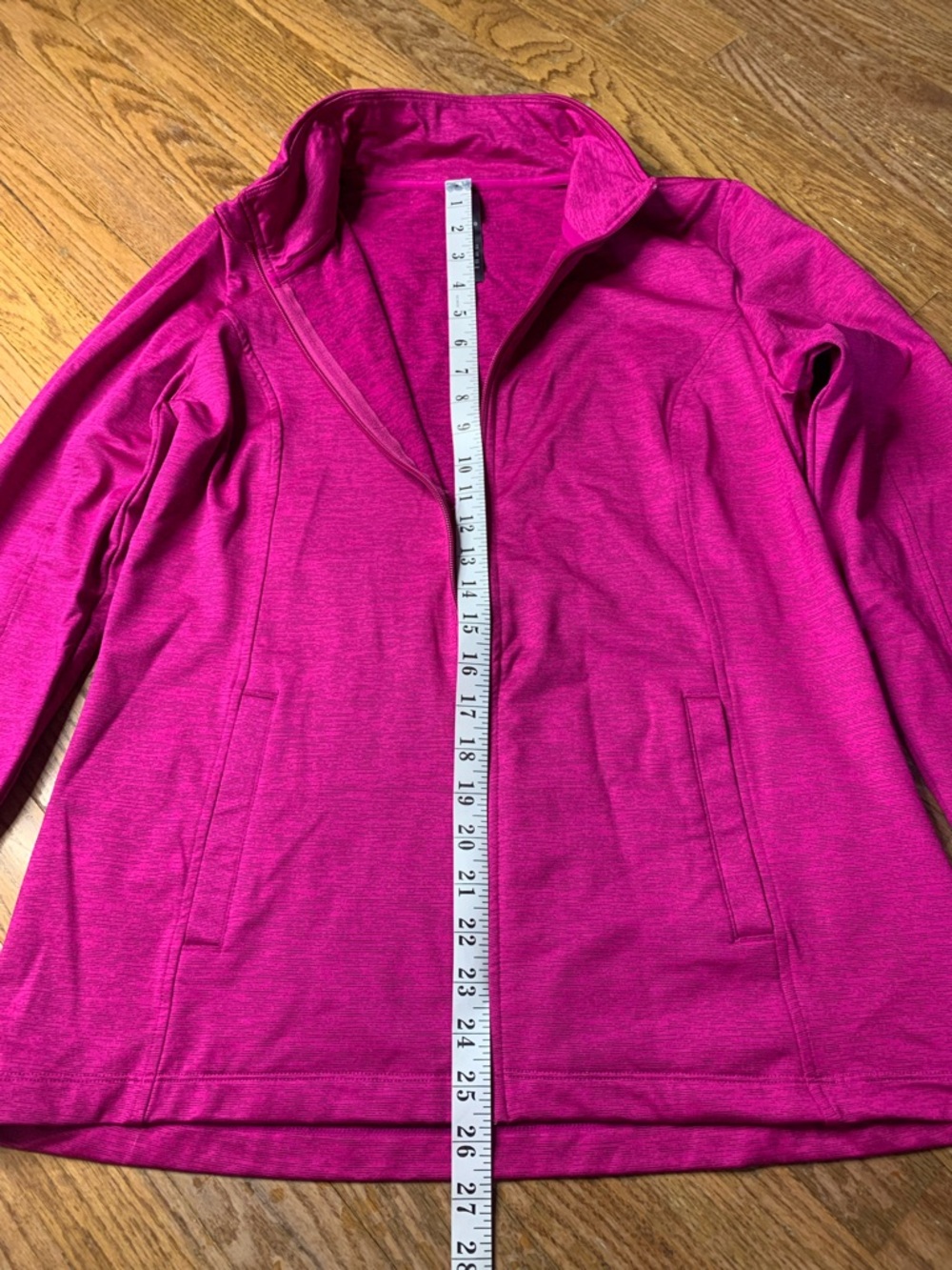 Mondetta Performance Full-Zip Jacket - Magenta Heather Large - Picture 6 of 8
